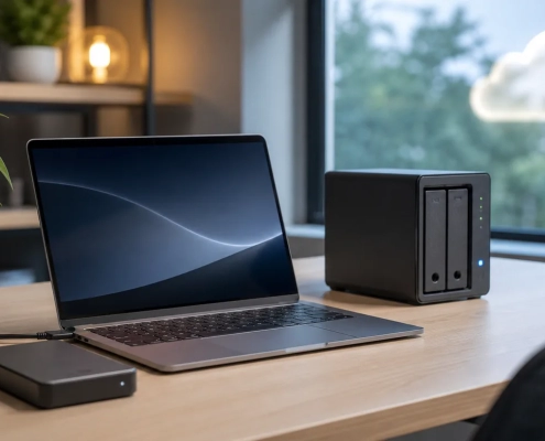 โน้ตบุ๊ก External Drive และ NAS สำหรับวางระบบสำรองข้อมูล 3-2-1